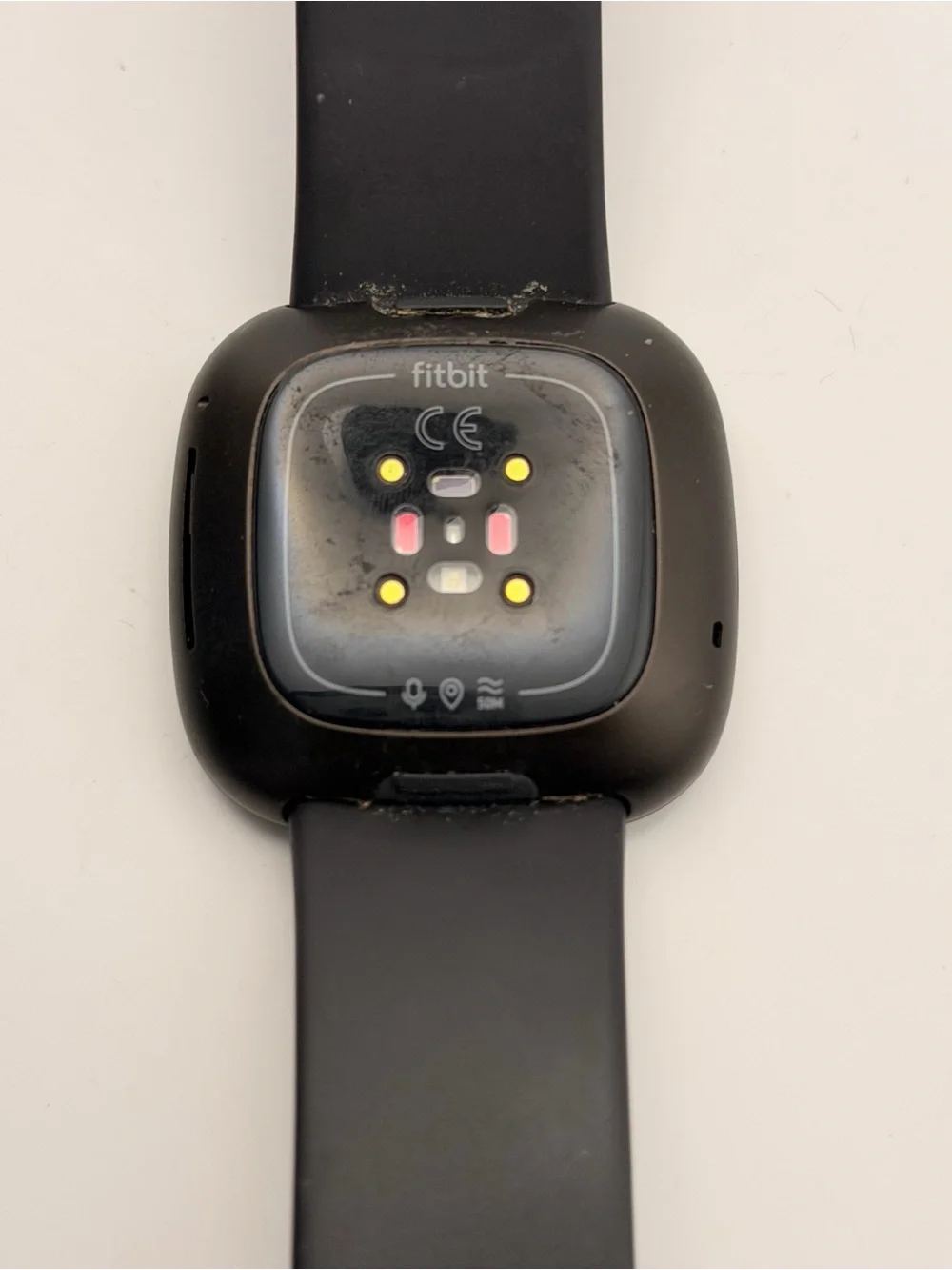 Fitbit Versa 3, Tested, Charger Included, Screen Protector, Black Case, Excellen
